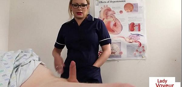  British nurse voyeur instructing sub patient